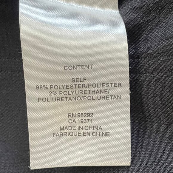 Tibi Chalky Drape Plashet Jogger, XXS, regular length, black - Picture 7 of 10